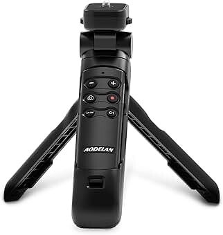 AODELAN Wireless Remote Shooting Grip Tripod for Sony ZV-E10 ZV-E10 II ZV-1F ZV-1 a6400 a7C  Bluetooth Vlogging Handgrip Selfie Stand Replacement for Sony GP-VPT2BT