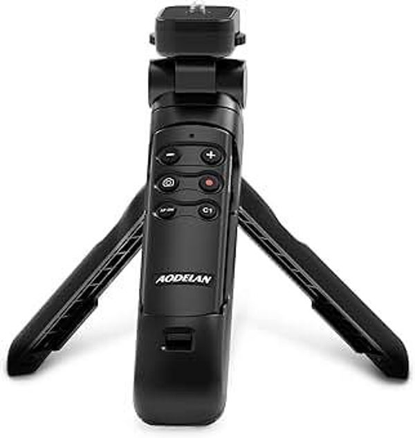AODELAN Wireless Remote Shooting Grip Tripod for Sony ZV-E10 ZV-E10 II ZV-1F ZV-1 a6400 a7C  Bluetooth Vlogging Handgrip Selfie Stand Replacement for Sony GP-VPT2BT
