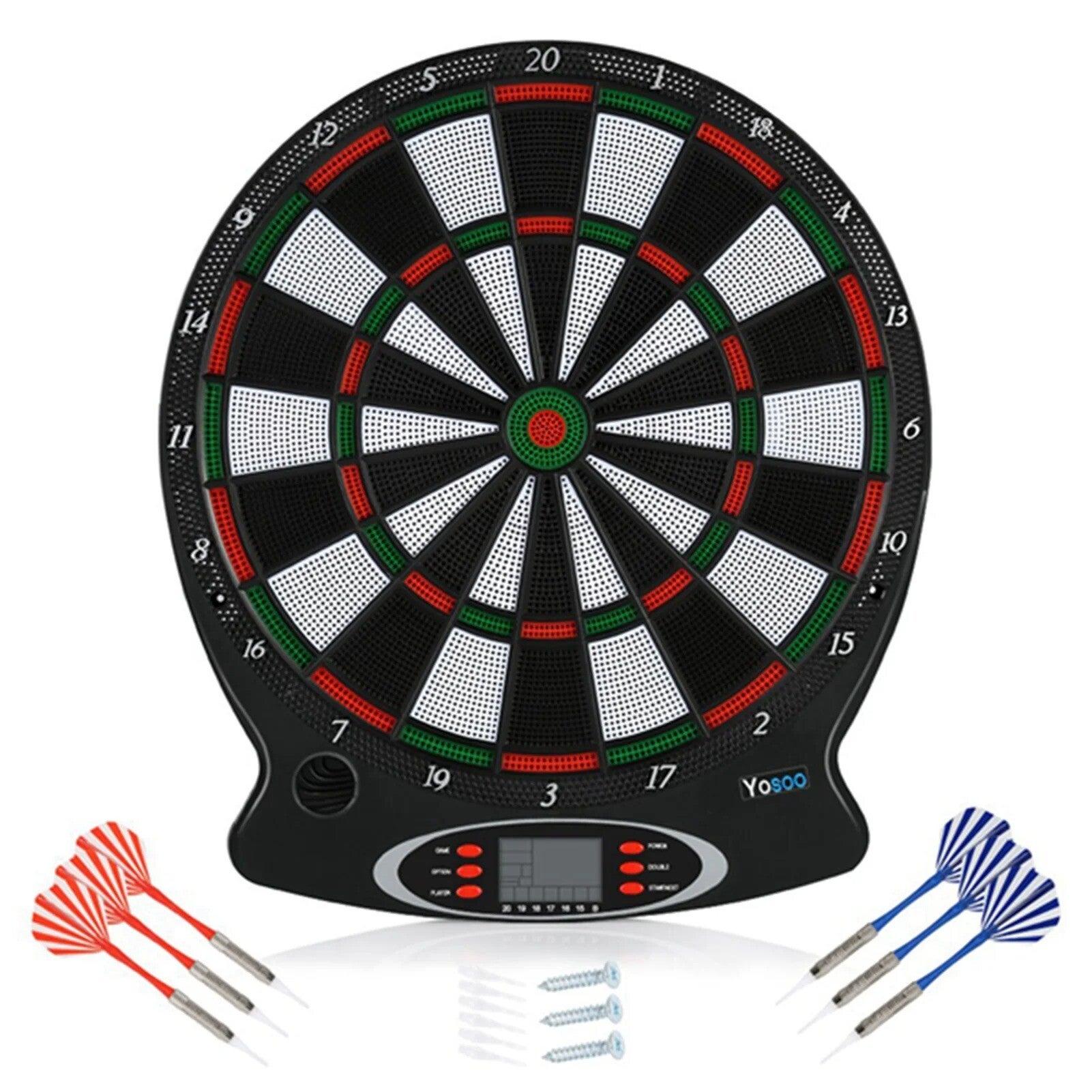 Professional Electronic Dartboard with LCD Scoring Display – Modern Hanging Dartboard Game Set with Darts for Home, Office & Game Room