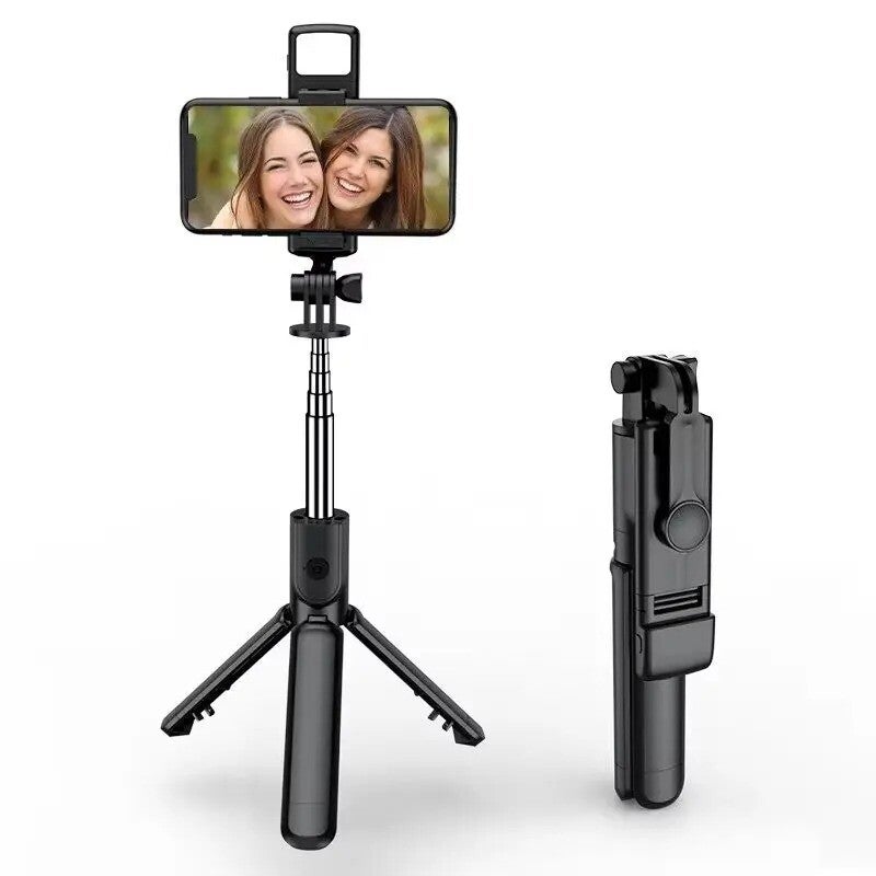 44-Inch Wireless Selfie Stick Tripod with Bluetooth Remote – Foldable Smartphone Stand for Vlogging, Photography, Video Recording & Live Streaming