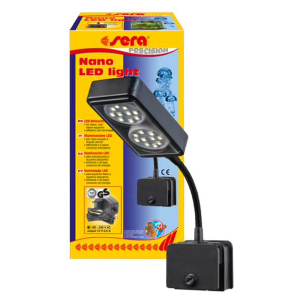 Sera; Nano LED light 2 x 2 W voor aquarium 16 l