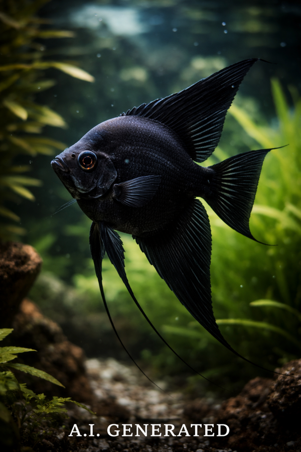 Pterophyllum scalare "Zwart"