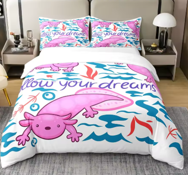 Axolotl Dekbed Overtrek (Follow Your Dreams)