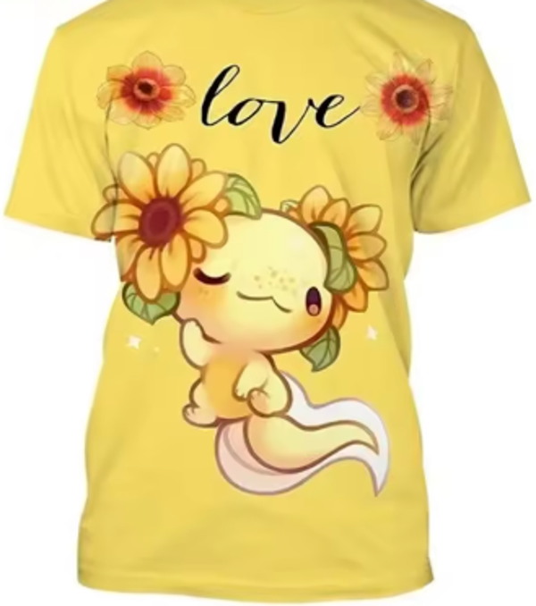 Axolotl T-shirt Love