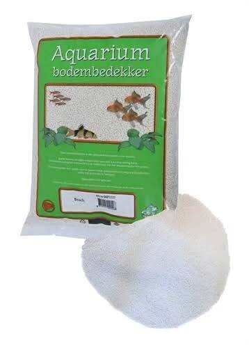 "Veilige ronde korrels beach substraat bodembedekking voor een axolotl aquarium om darmverstopping te voorkomen."