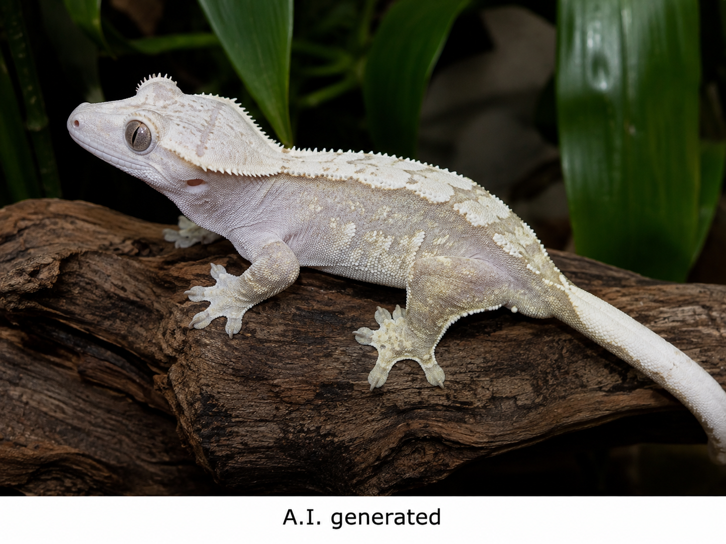 Correlophus ciliatus "Lilly White"