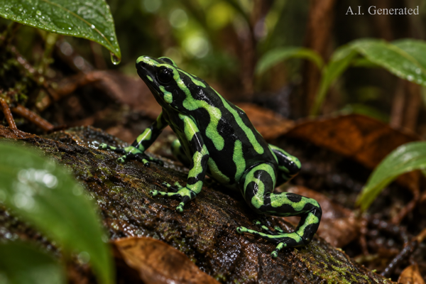 Dendrobates auratus "Highland bronze reticulated"