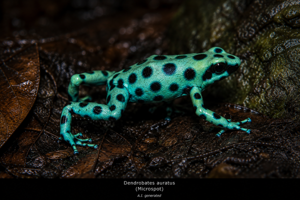 Dendrobates auratus "Microspot"