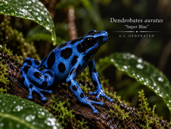 Dendrobates auratus “Super Blue”