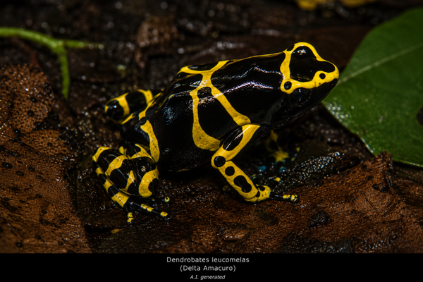 Dendrobates leucomelas “Delta Amacuro”