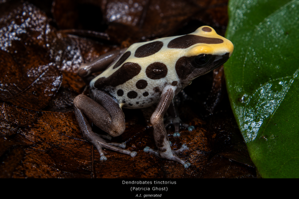Dendrobates tinctorius “Patricia Ghost”