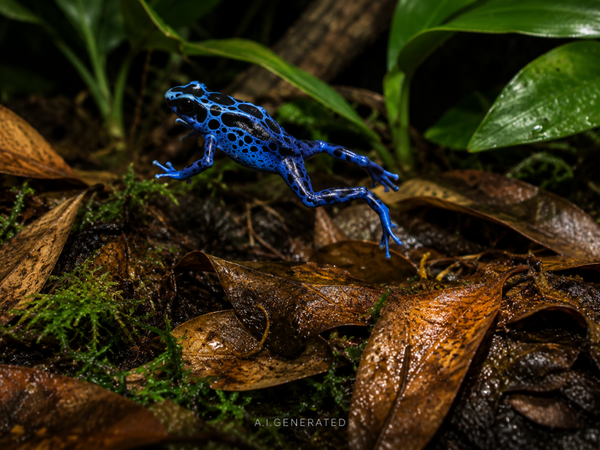 Dendrobates tinctorius "Sipaliwini Blue"
