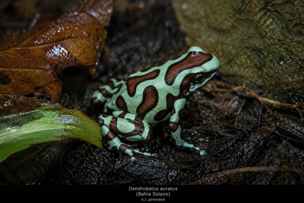Dendrobates auratus "Bahia Solano"