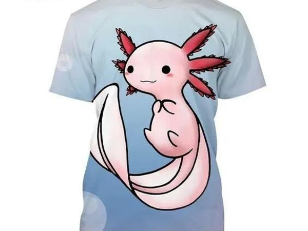 Axolotl T-shirt Bubbles