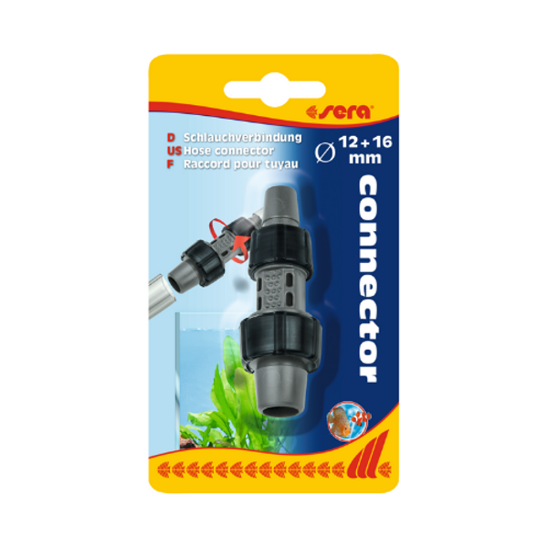 Sera; slangverbinding voor Ø 12 + 16 mm