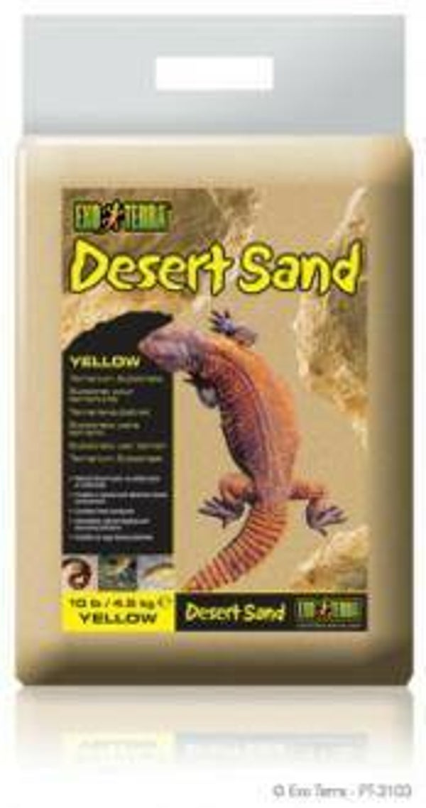 Exo Terra; Desert Sand, geel 4,5 kg