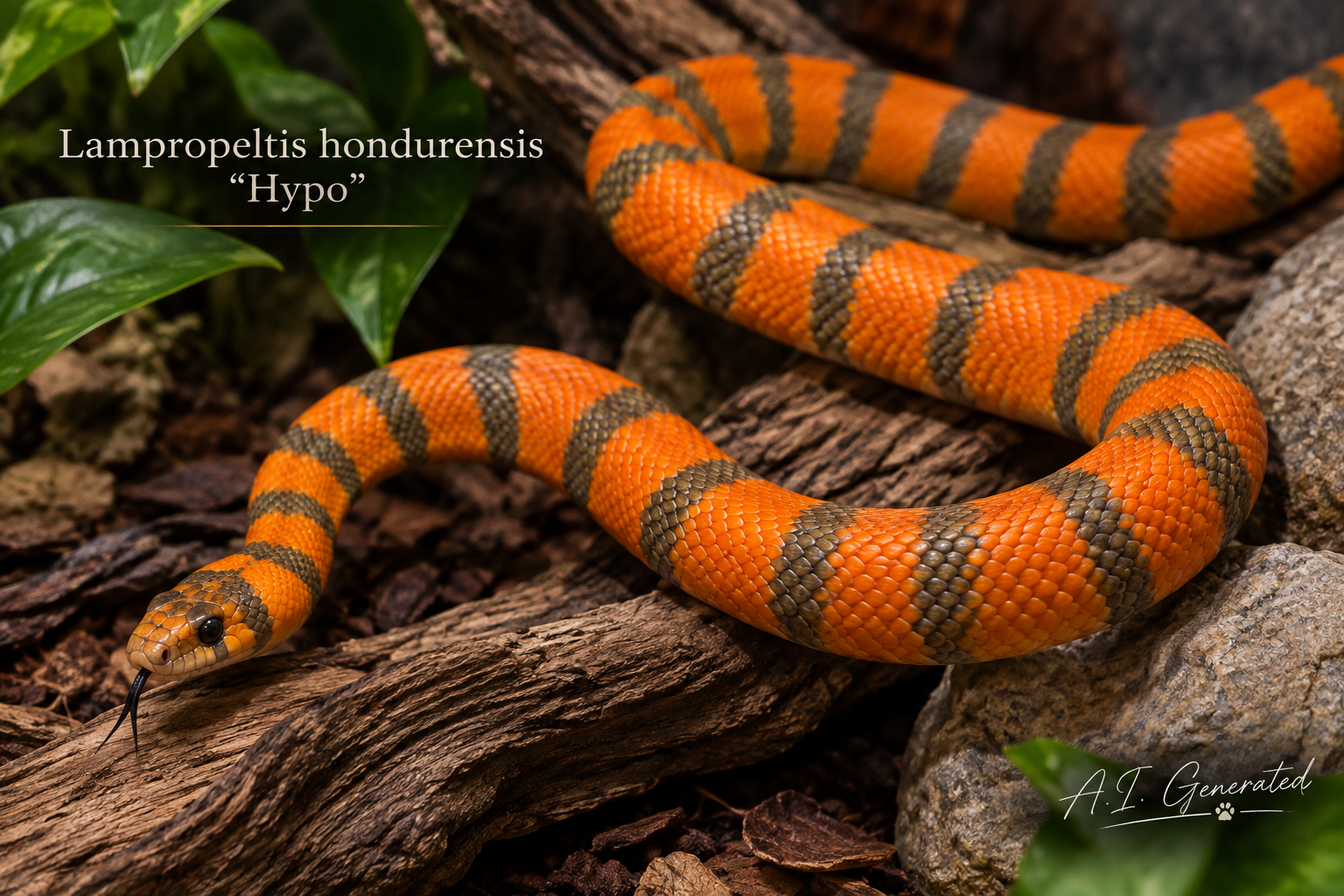 Lampropeltis hondurensis "Hypo"