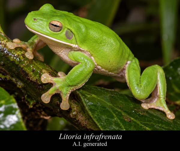 Litoria infrafrenata