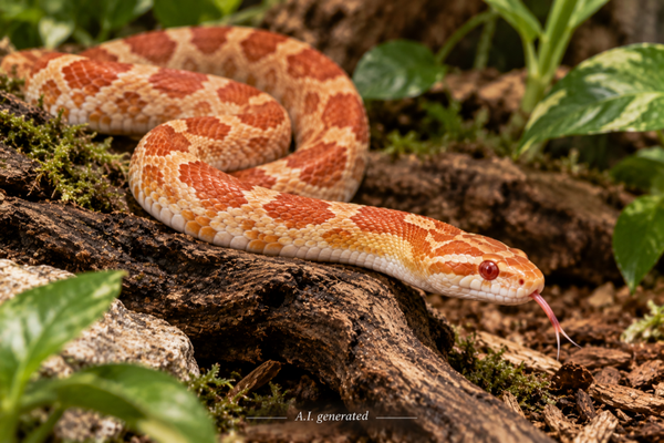 Pantherophis guttatus “Amel”