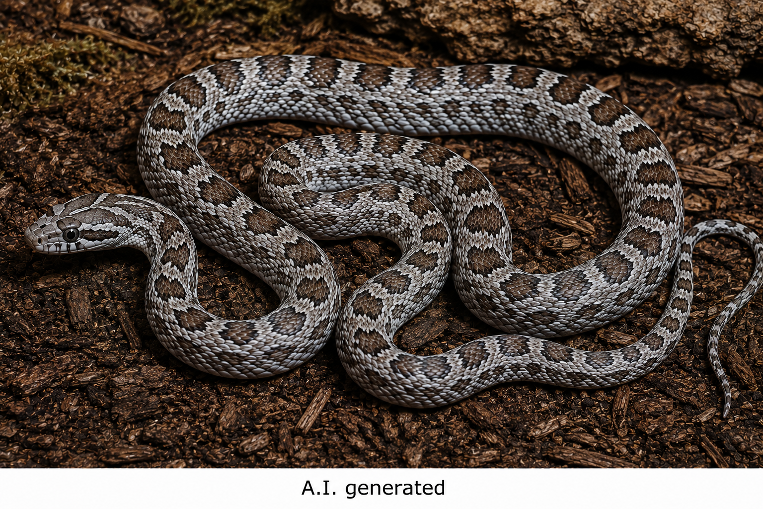 Pantherophis guttatus "Anery"