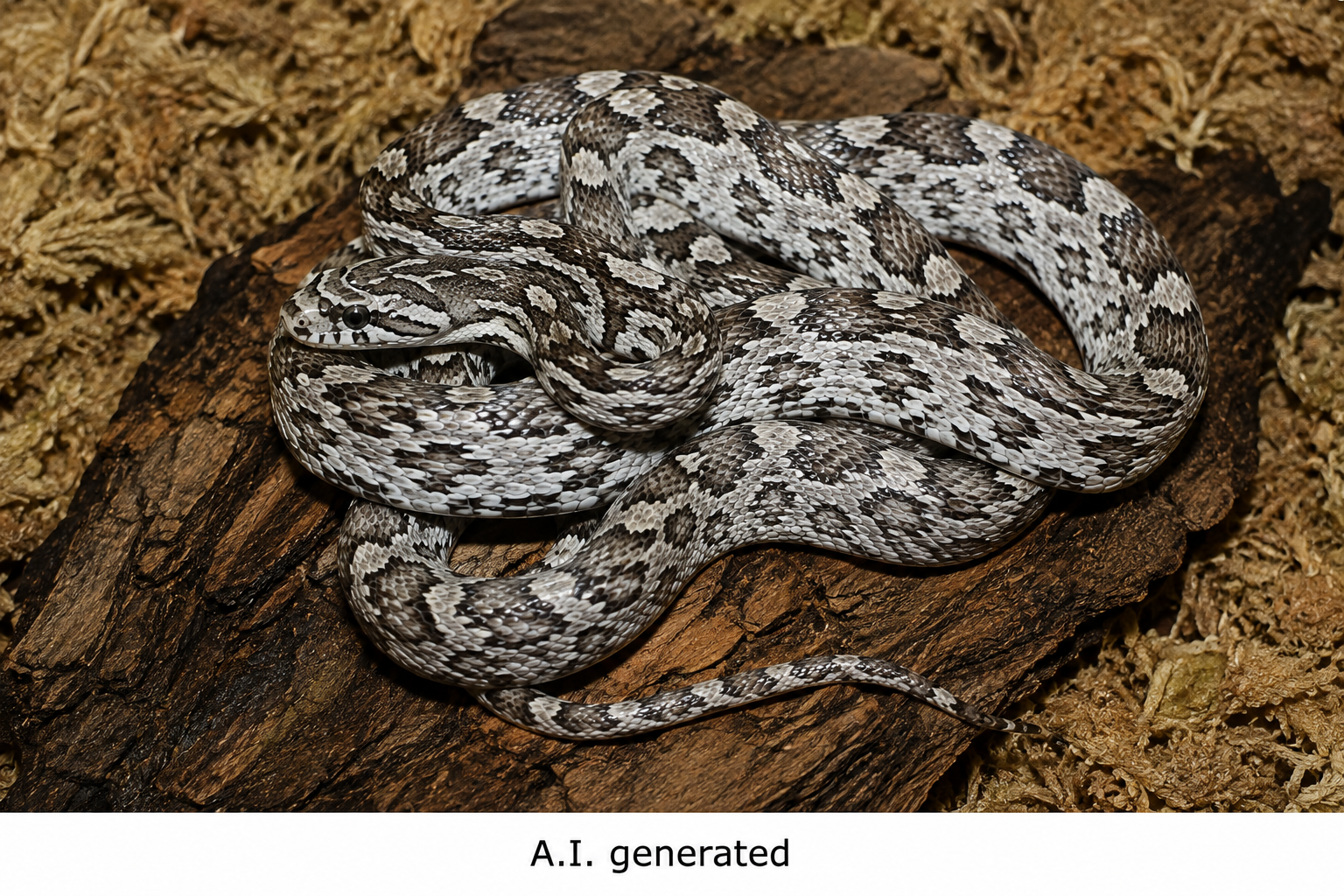 Pantherophis guttatus "Anery Motley"