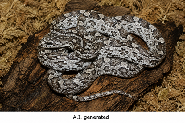 Pantherophis guttatus "Anery Motley"