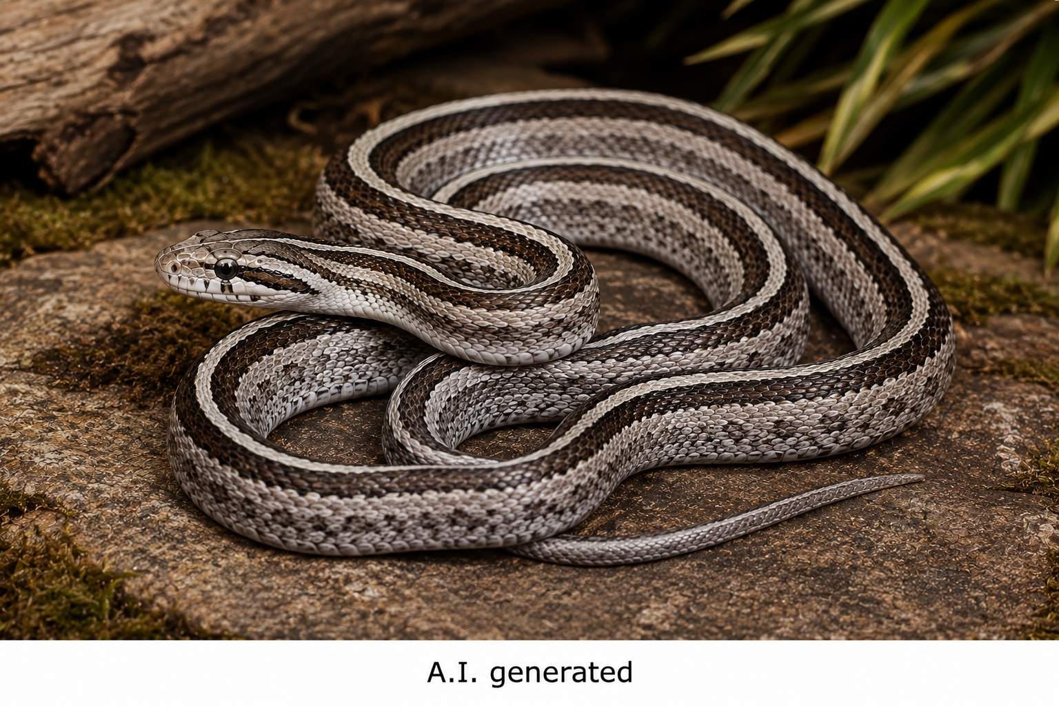 Pantherophis guttatus "Anery Stripe"