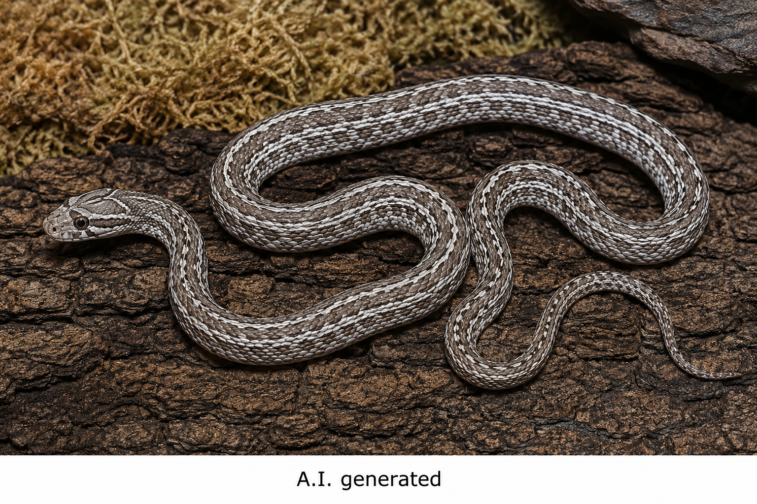 Pantherophis guttatus "Anery Tessera"
