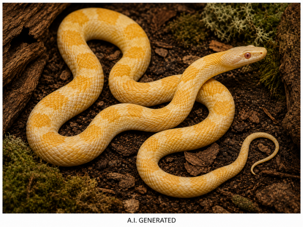 Pantherophis guttatus "Butter" Vrouw