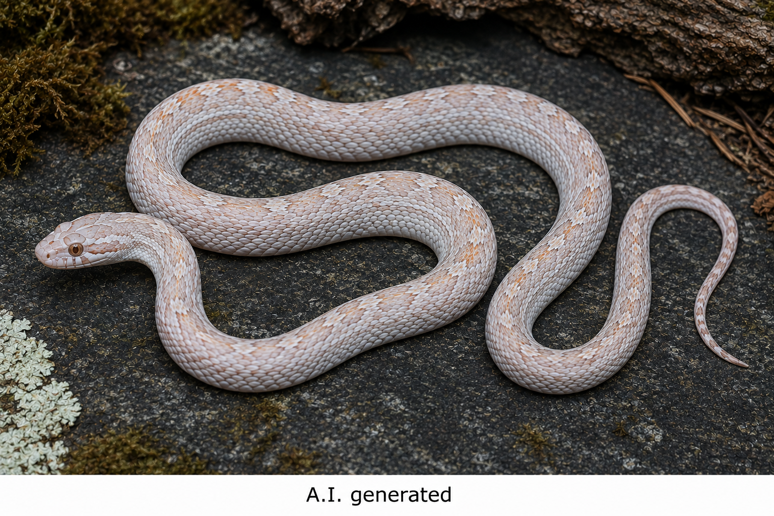 Pantherophis guttatus "Ghost Sunkissed"
