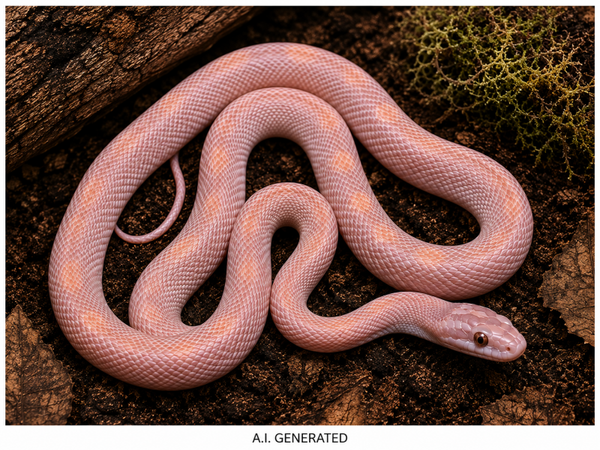 Pantherophis guttatus "Mimosa hypo tessera het. anery diffused motley ph amel ultra" Man