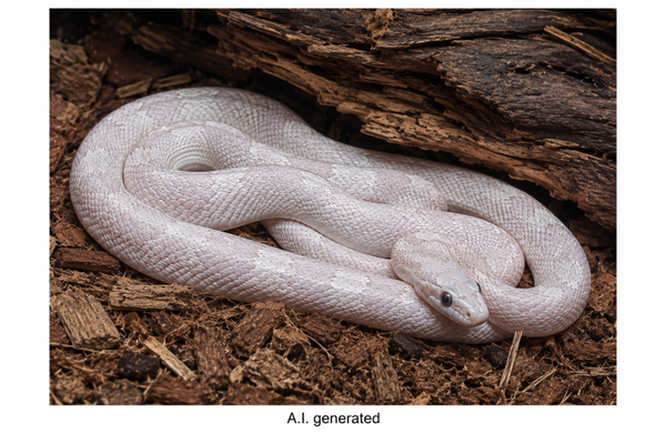 Pantherophis guttatus "Snow"