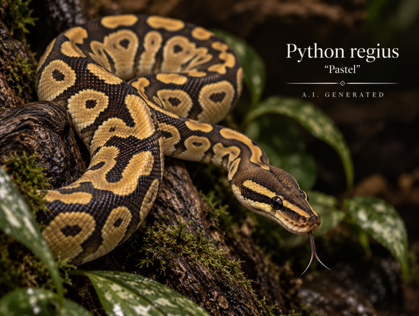 Python regius "Pastel het. Desert Ghost/ Hypo"