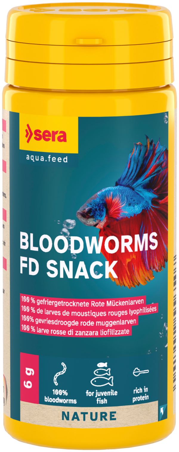 Sera; Bloodworms FD Snack Nature