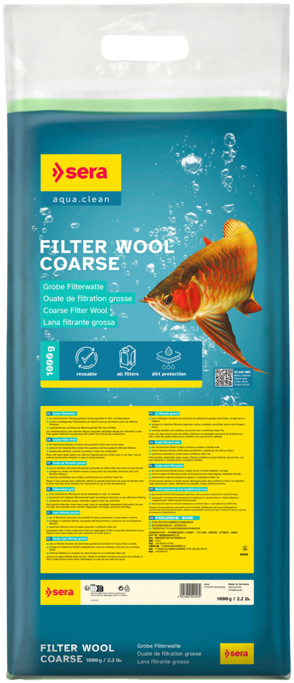 Sera; Filterwatten Coarse