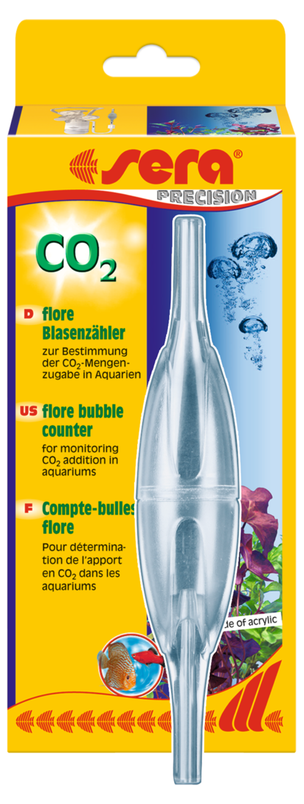 sera; flore CO2 blaasjesteller