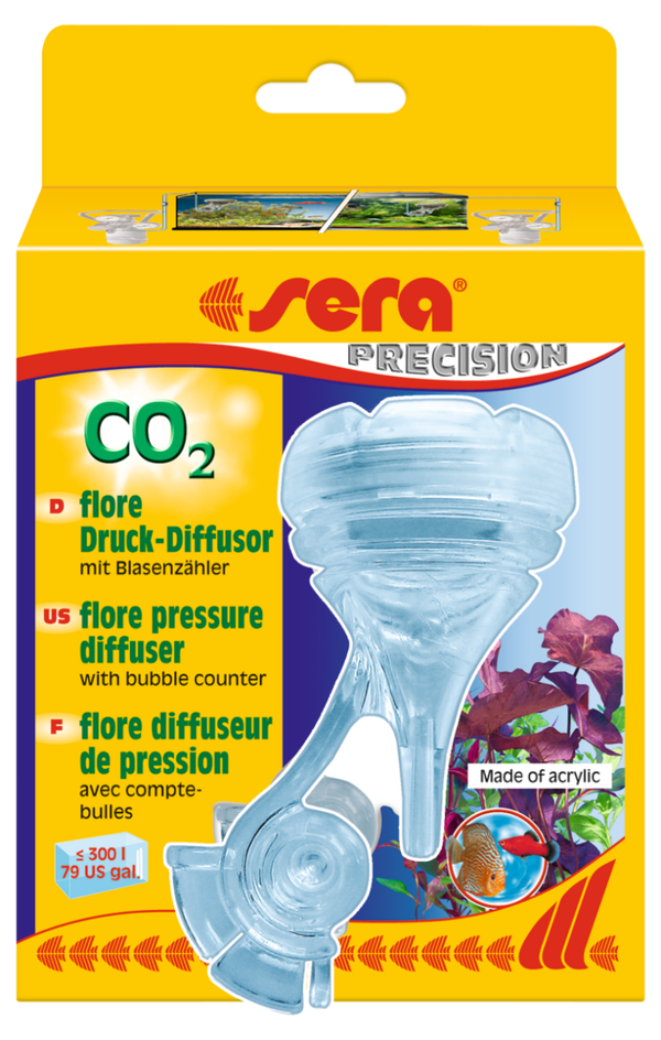 sera; flore CO2 druk-diffusor