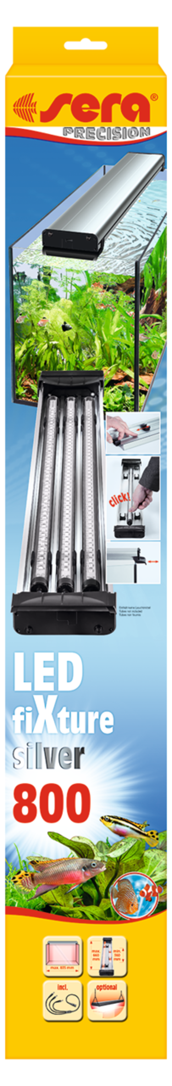 Sera; LED fiXture silver
