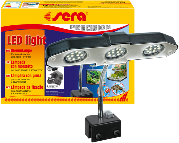 Sera; LED light 3 x 2 W voor aquarium en terrarium