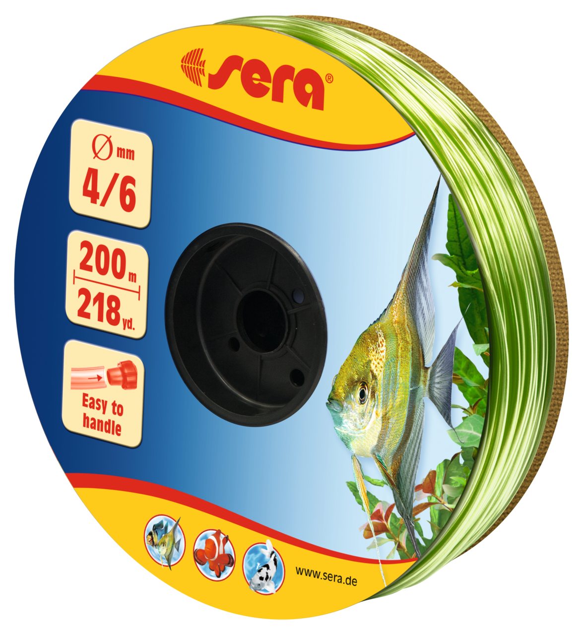 Sera; Luchtslang groen 4/6 (per Meter)