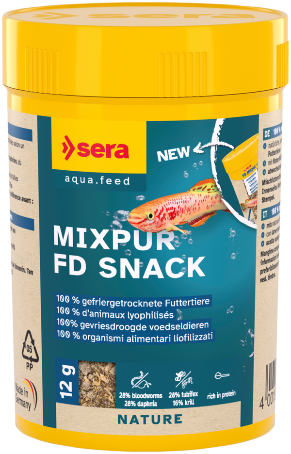 Sera; Mixpur FD Snack Nature 100 ML