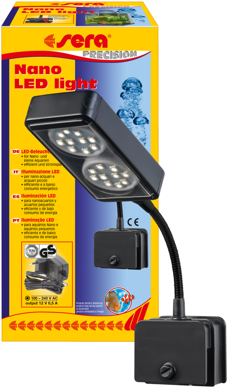 Sera; Nano LED light 2 x 2 W voor aquarium 16 l