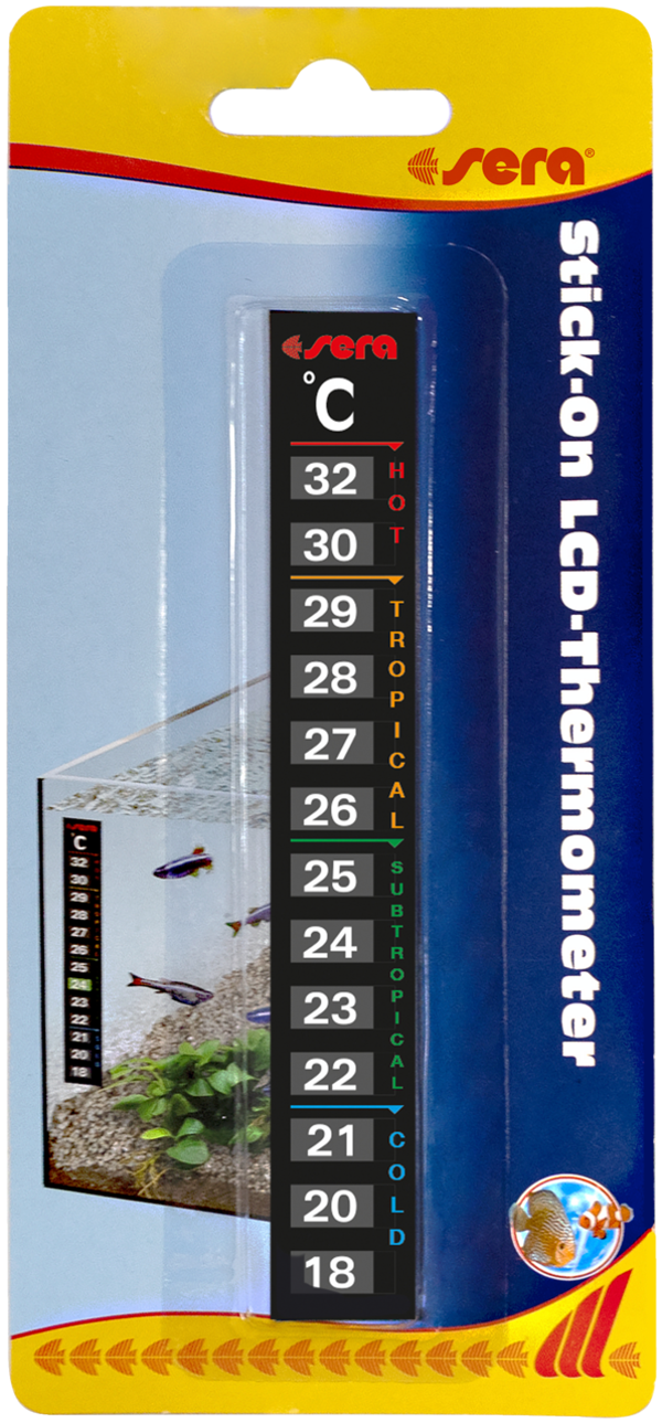 sera; Stick-On LCD-thermometer