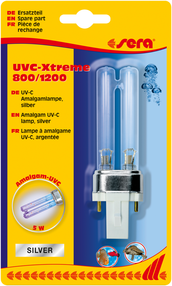 sera; UV-C-amalgaamlamp 5 W voor UVC-Xtreme