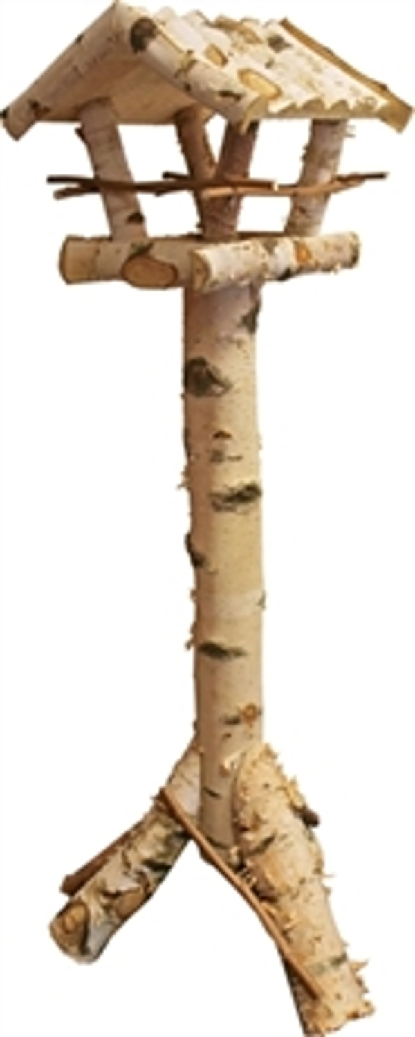 VOEDERHUIS BERKEN MET BERKEN KAP