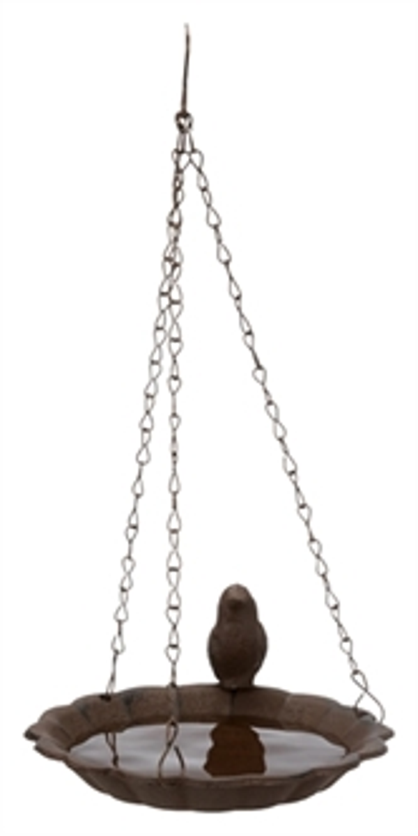 TRIXIE VOGELBAD HANGEND GIETIJZER BRUIN 16X16 CM 250 ML