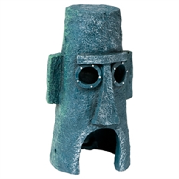 Ornament Spongebob Moai-Huis Octo Grijs 16X9X8 CM