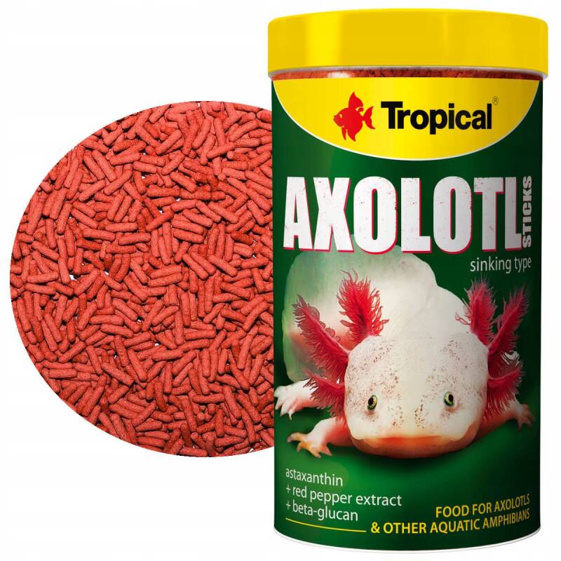 Tropical Axolotl Sticks 250ml aquariumvoer