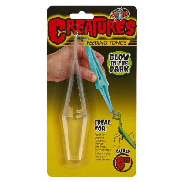 Zoo Med, Creatures Feeding Tongs - Glow in the Dark - Deluxe 15.24 cm