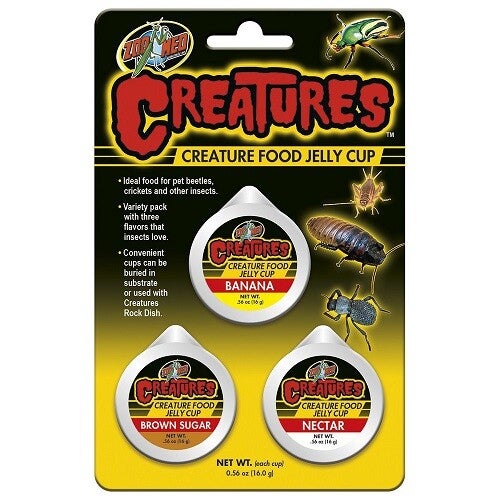 Zoo Med; Creatures Food Jelly Cup (Brown Sugar, Banana, Nectar)
